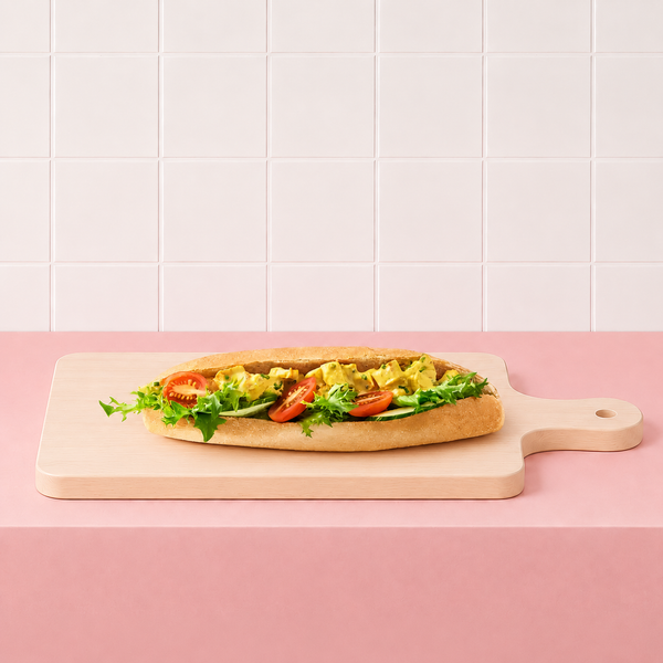 Baguette med currykyckling